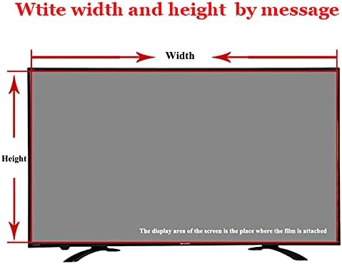 32 -75 סרט מגן מסך טלוויזיה אנטי-קרן כחולה/אנטי-זוהר/מסנן מגן מסך עיניים נגד קרינה, מקל על עייפות העיניים ושינה טובה יותר / נקה / 47 אינץ' 1044 על 590 מ מ