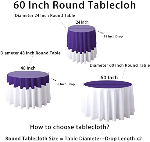 קשת קשת שולחן שולחן עגול 60 אינץ