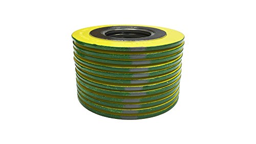 Sterling Seal 9000IR5316GR2500X12 316L נירוסטה אטם פצע ספירלי עם טבעת פנימית 316SS ומילוי גרפיט גמיש, לחץ לחץ 2500, עבור 5 צינור