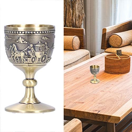 גביע יין ג ' ופוקוין, גביע מראה מדהים לסגסוגת אבץ כוס יין לקישוט הבית