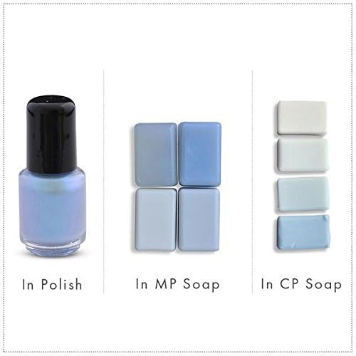 קרח כחול/שמיים בהירים כחולים/חיוורים טורקיז יוקרה נציץ צבעוני אבקת פיגמנט אבקת קוסמטיקה אפקטים צלליות נצנצים לסבון נרות לק 4 גרם