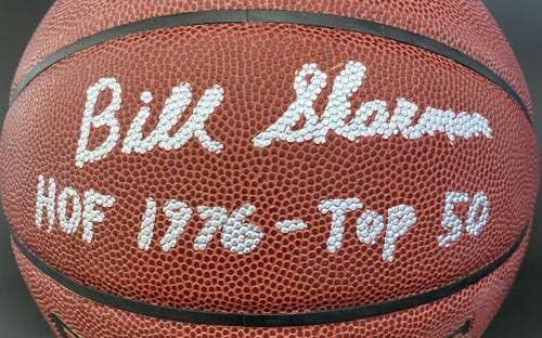 מאמן ביל שרמן חתם על כדורסל קלט/פלט + HOF BOSTON CELTCS PSA/DNA חתימה - כדורסל חתימה