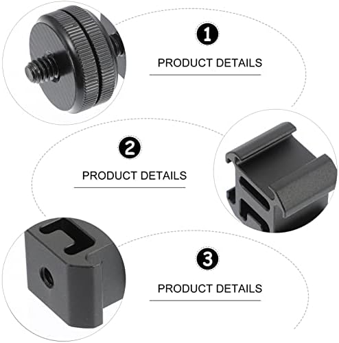 3 סטים עבור נעל אור חם מחזיק אבזר חצובה מתאם פלאש מצלמה סטנד בורג צילום הר מצלמה הר מצלמה הר