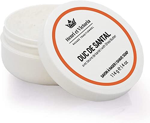ניחוח סבון גילוח דוק דה סנטל / קנדי המיוצר על ידי אומנים מיומנים / גלישה אולטרה, ריפוד, קצף קל, לחות / ניחוח שיק ועדין / 114 גרם …