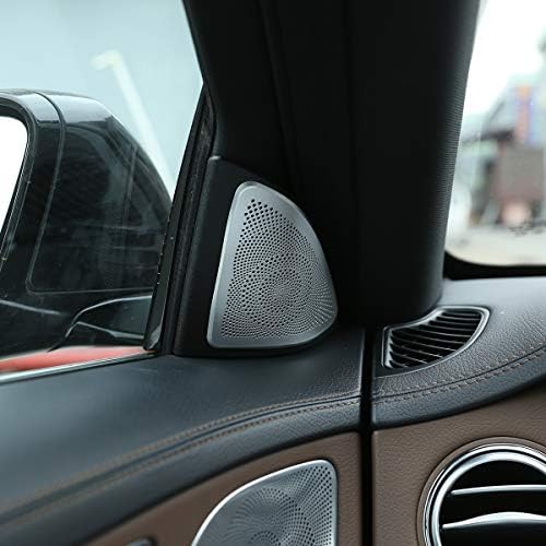 סגסוגת אלומיניום מכונית דלת פנים דלת אודיו קופסת כיסוי 2 יחידות עבור מרצדס בנץ S Class W222 2014-2019