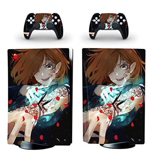 עבור PS4 Slim - אנימה jujutsu itadori kaisen no yuji gojo satoru kugisaki inumaki nobara toc