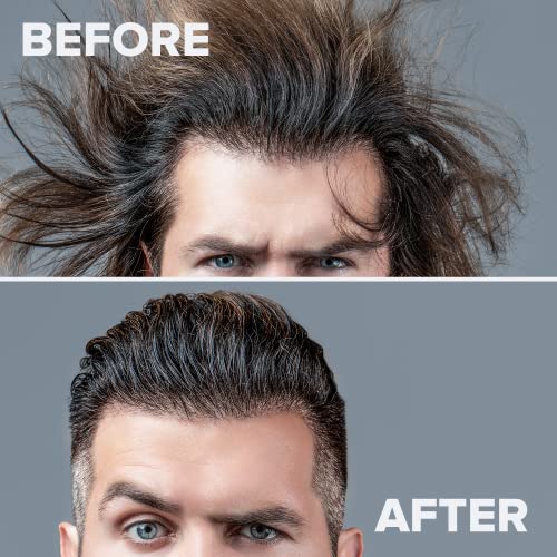 ג ' ל לעיצוב שיער לגברים קליב 64 עוז, חזק חזק ובוהק בהיר כל היום, מוצר שיער לגברים ריח טרי ללא התקלפות או אלכוהול