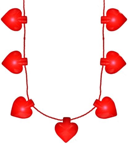בלינקי ג ' מבו אדום לב בצורת אור עד תכשיטי שרשרת עבור האהבה