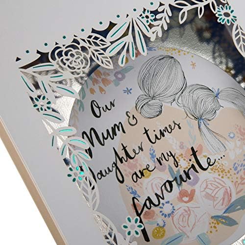 כרטיס יום האם של הולמרק לאמא, מבת-3 עיצוב תיבת מסגרת פרחונית