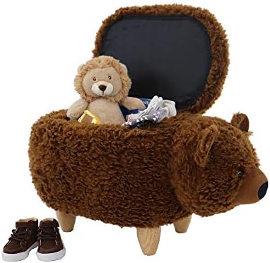 חיות יושבות 14-ב. מושב גובה קטיפה חום דוב בעלי החיים צורת עות ' מאני-ריהוט עבור משתלת, חדר שינה, חדר משחקים, וסלון דקור